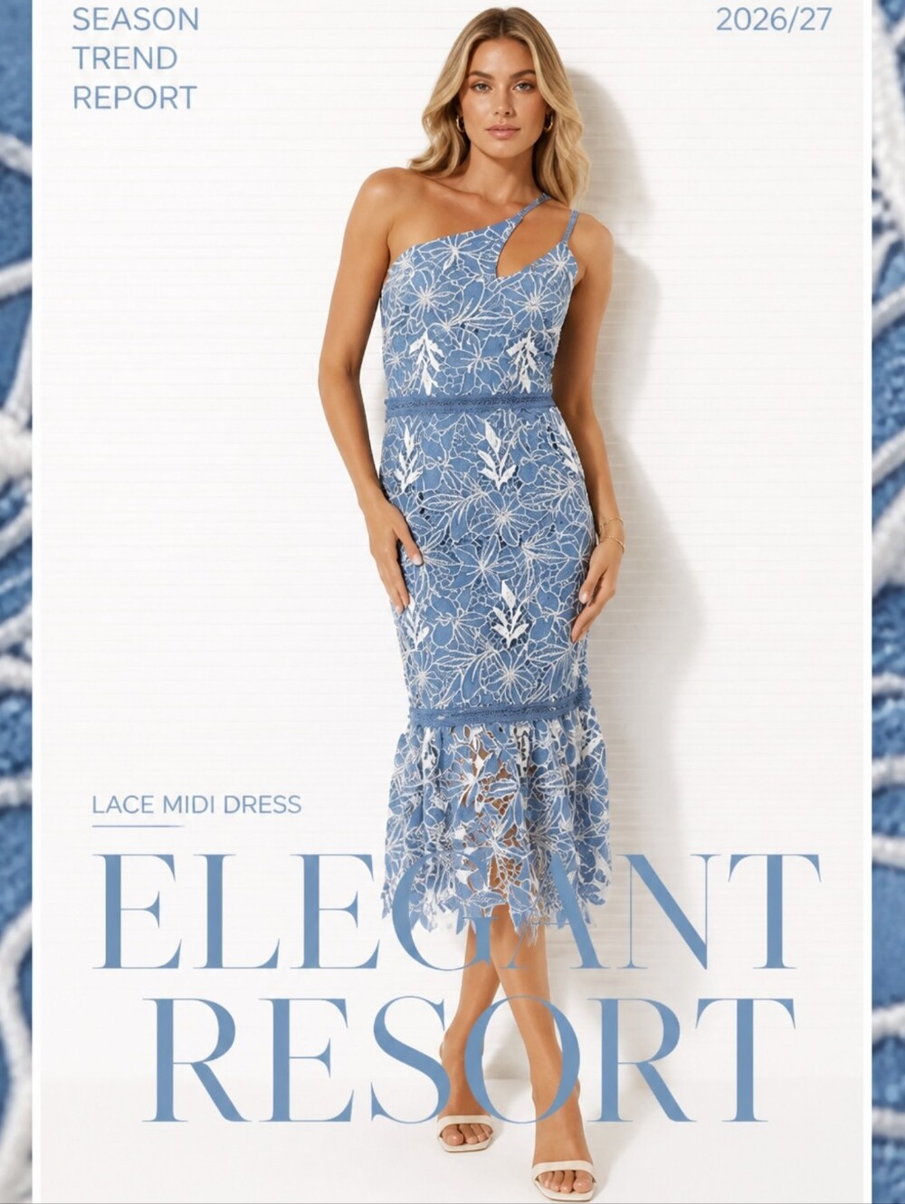 Petal & Pup Neomi One Shoulder Midi Dress